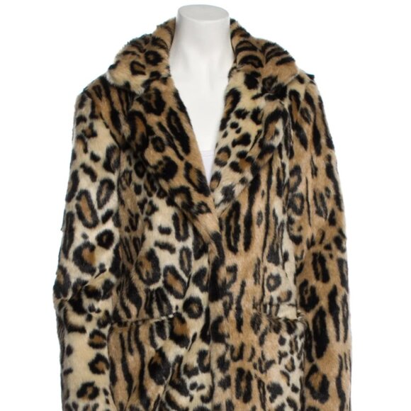 Apparis Faux Fur Leopard Coat - Picture 15 of 16